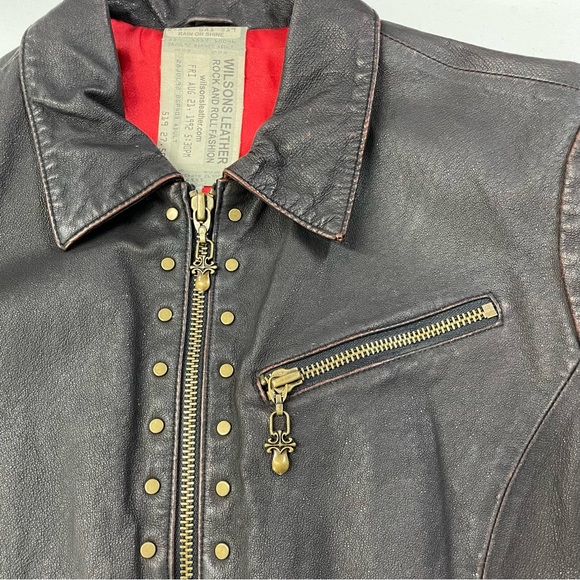 Wilson’s Leather Embellished Jacket - Picture 15 of 16